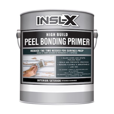 Insl-X By Benjamin Moore Insl-X High Build Peel Bonding Primer White Flat Water-Based Acrylic High Build Primer/Sealer/Bonder BP1100099-01